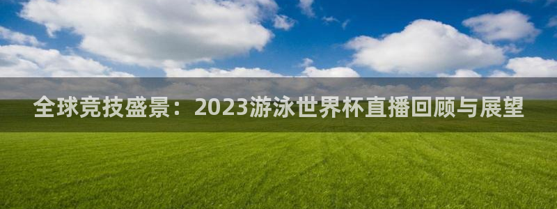 2026世界杯赛程时间表最新：全球竞技盛景：2023游泳世界杯直播回顾与展望